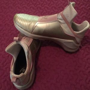 Puma rose gold shoes